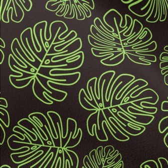 Green Line Monstera Chiffon