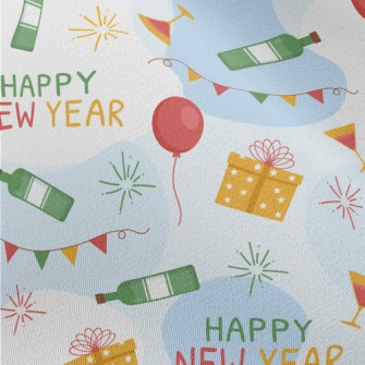 Happy New Year Balloons Gift C Chiffon