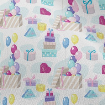 Birthday Gifts And Balloons Chiffon