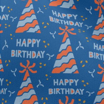 Birthday Hats And Ribbons Chiffon