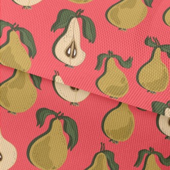 Halved And Whole Pears Waterproof Oxford