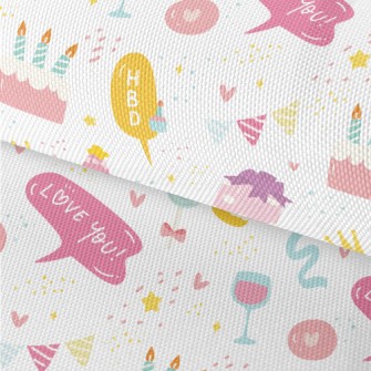 Birthday Party Cake Dessert Pa Waterproof Oxford