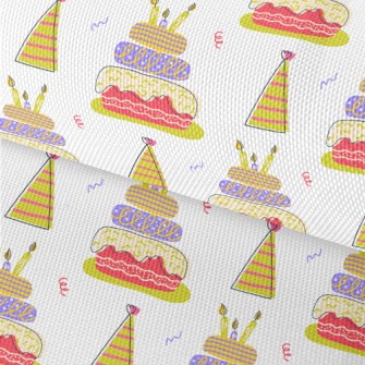 American Style Birthday Cake Waterproof Oxford