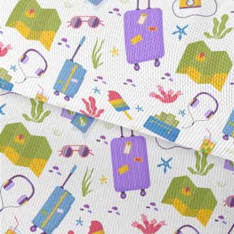 Travel Abroad Pattern Waterproof Oxford