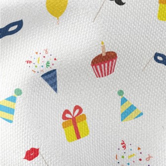 Birthday Cake Balloon Gift Pop Waterproof Canvas