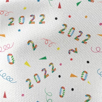 2022 New Year's Eve Patter Waterproof Canvas