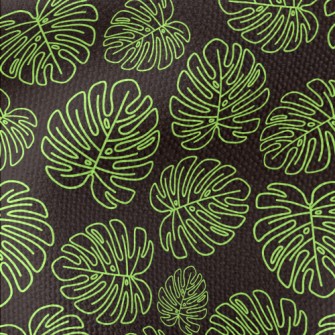 Green Line Monstera Waterproof Canvas