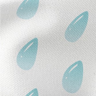 Crystal Clear Water Drops Waterproof Canvas