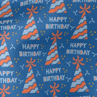 Birthday Hats And Ribbons Waterproof Canvas