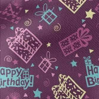 Birthday English And Gifts Waterproof Canvas