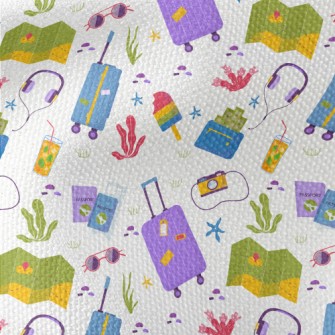Travel Abroad Pattern Waterproof Canvas