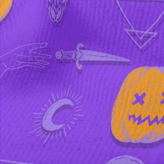 Fallen Pumpkin Skull Holy Swor Terry