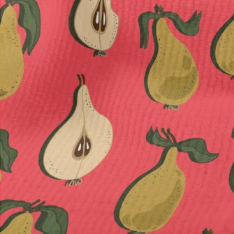 Halved And Whole Pears Terry