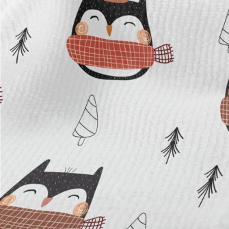 Graffiti Scarf Owl Terry