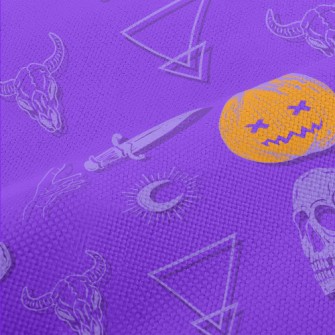 Fallen Pumpkin Skull Holy Swor Performance Linen