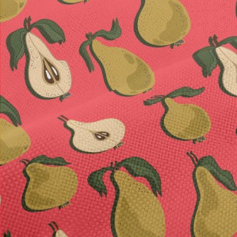Halved And Whole Pears Performance Linen