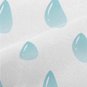 Crystal Clear Water Drops Performance Linen