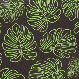 Green Line Monstera Twill