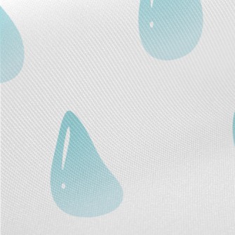 Crystal Clear Water Drops Twill