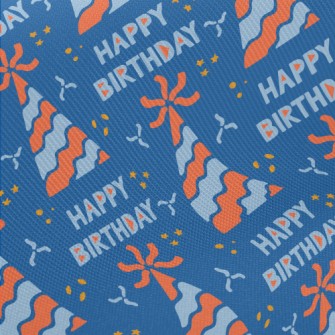 Birthday Hats And Ribbons Twill