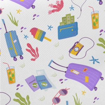 Travel Abroad Pattern Twill