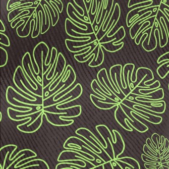 Green Line Monstera Standard Corduroy