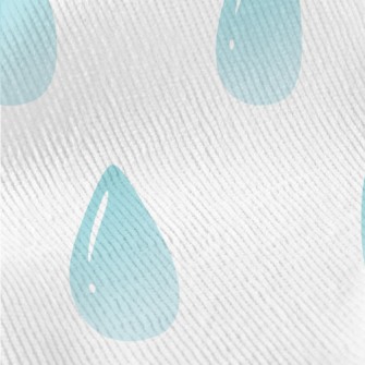 Crystal Clear Water Drops Standard Corduroy