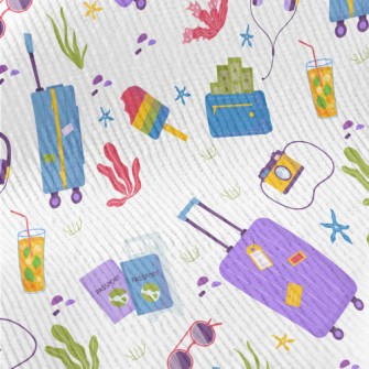 Travel Abroad Pattern Standard Corduroy