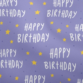 Happy Birthday Lettering With  Dobby