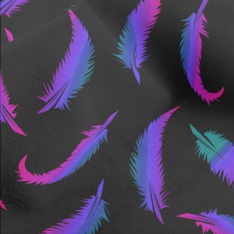 Colorful Feathers Micro Fleece