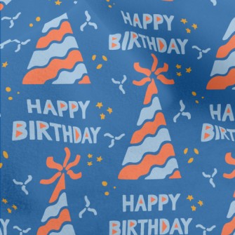 Birthday Hats And Ribbons Micro Fleece