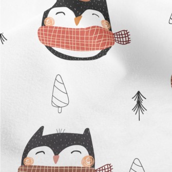 Graffiti Scarf Owl Micro Fleece