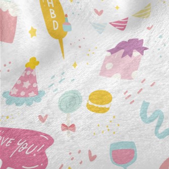 Birthday Party Cake Dessert Pa Minky