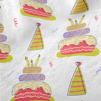 American Style Birthday Cake Minky