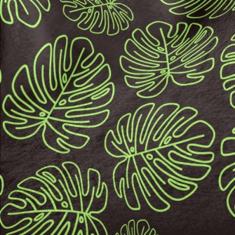 Green Line Monstera Minky