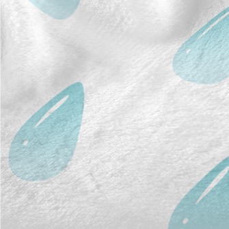 Crystal Clear Water Drops Minky