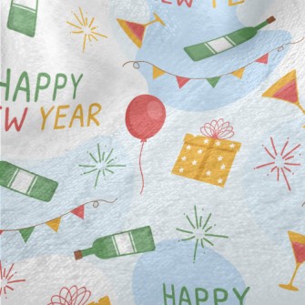 Happy New Year Balloons Gift C Minky