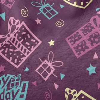 Birthday English And Gifts Minky