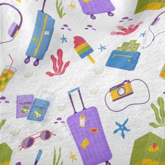 Travel Abroad Pattern Minky