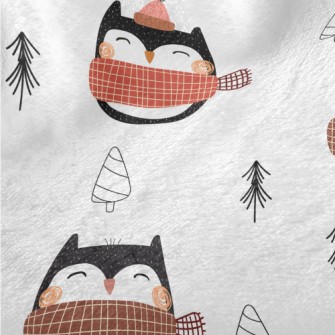 Graffiti Scarf Owl Minky
