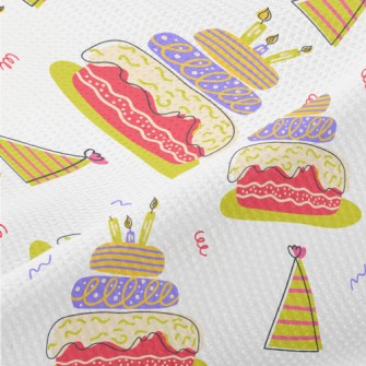 American Style Birthday Cake Piqué
