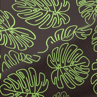 Green Line Monstera Piqué