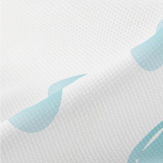 Crystal Clear Water Drops Piqué