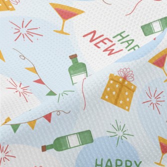 Happy New Year Balloons Gift C Piqué