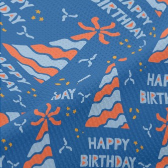 Birthday Hats And Ribbons Piqué