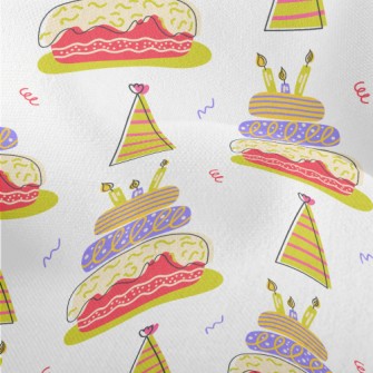American Style Birthday Cake Lightweight Performance Linen