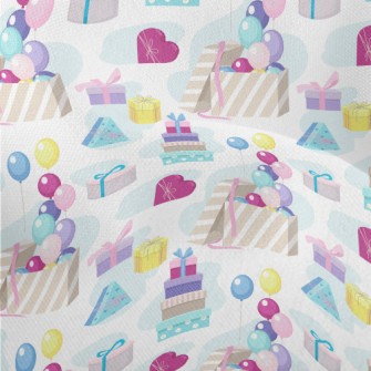 Birthday Gifts And Balloons Lightweight Performance Linen
