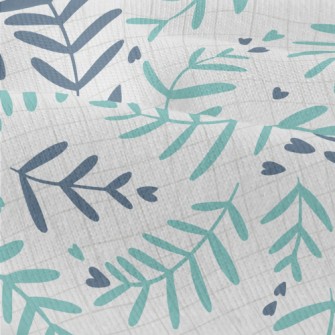 Leaf Pattern And Love Heart Modern Jersey