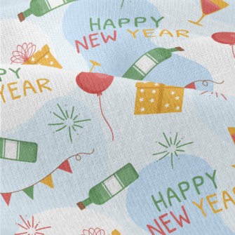 Happy New Year Balloons Gift C Modern Jersey