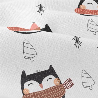 Graffiti Scarf Owl Modern Jersey